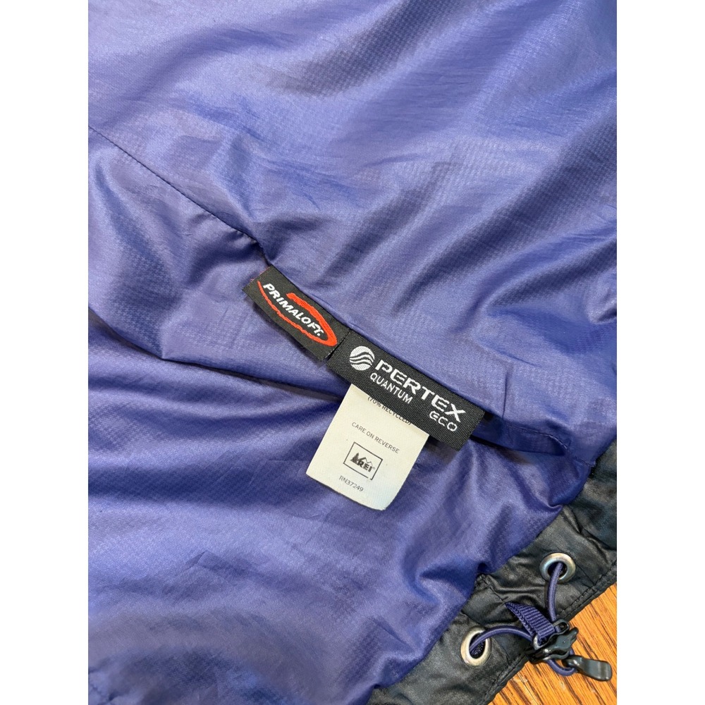 REI Women's PrimaLoft Pertex Quantum Eco Puffer Jacket Black Packable M - Picture 7 of 10